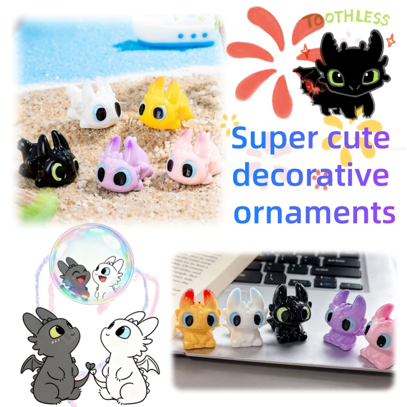 Resin Craft Kit - Dragon Taming Master Anime Toothless Couple