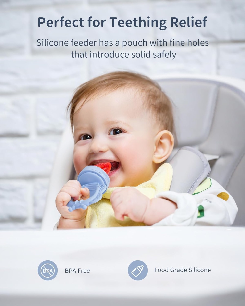 Silicone Baby Fruit Food Feede - Silicone Mold Tray のレビューと価格