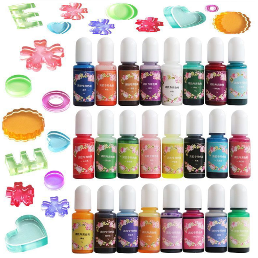26 Colors 10ml Epoxy Resin Pig - Resin Pigment Set のレビューと価格