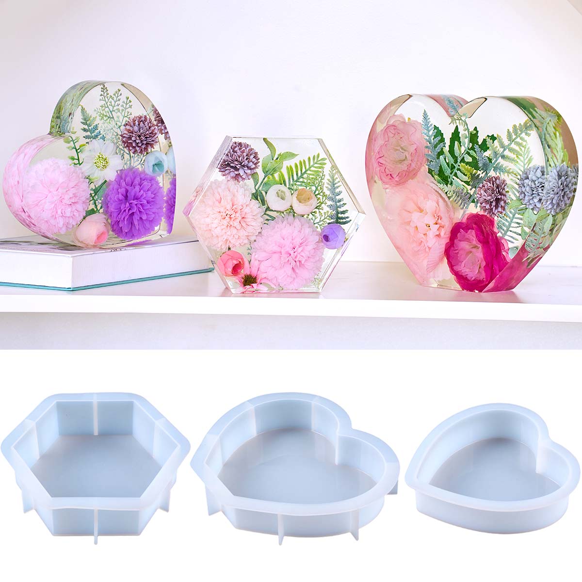 Large Love Silicone Mold DIY H - Resin Craft Ideas のレビューと価格
