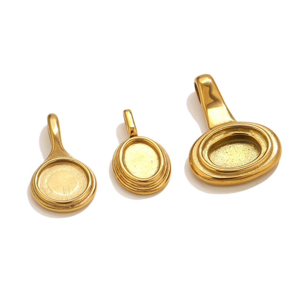 5pcs Stainless Steel Round Ova - Resin Craft Projects のレビューと価格