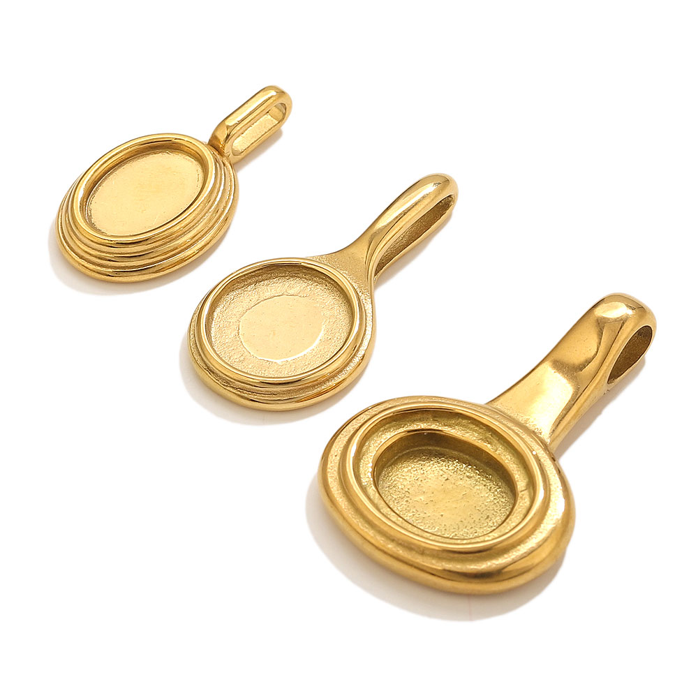 5pcs Stainless Steel Round Ova - Resin Craft Projects のレビューと価格