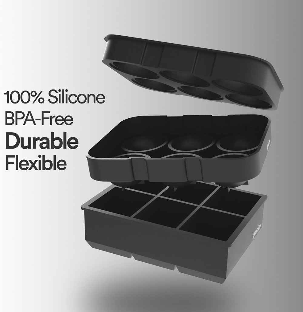 Silicone Ice Cube Trays – Larg - Silicone Mold Tray のレビューと価格