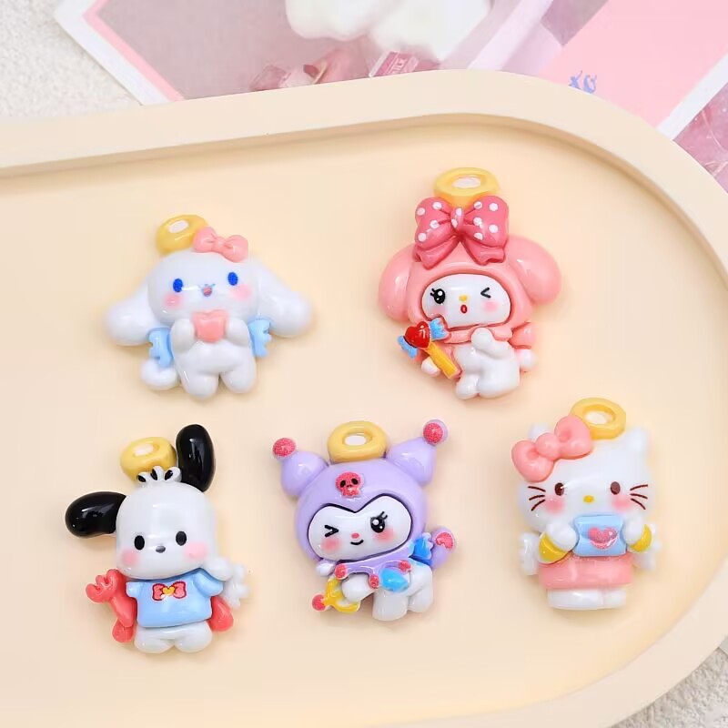20PCS Resin Cartoon Angel DIY  - Resin Craft Ideas のレビューと価格