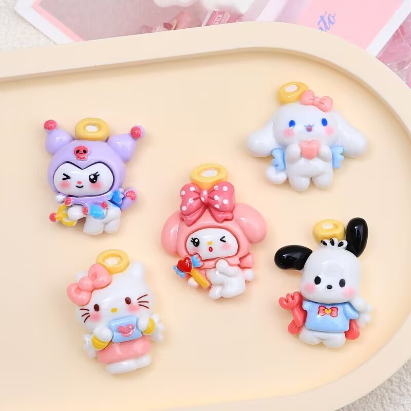 20PCS Resin Cartoon Angel DIY  - Resin Craft Ideas のレビューと価格