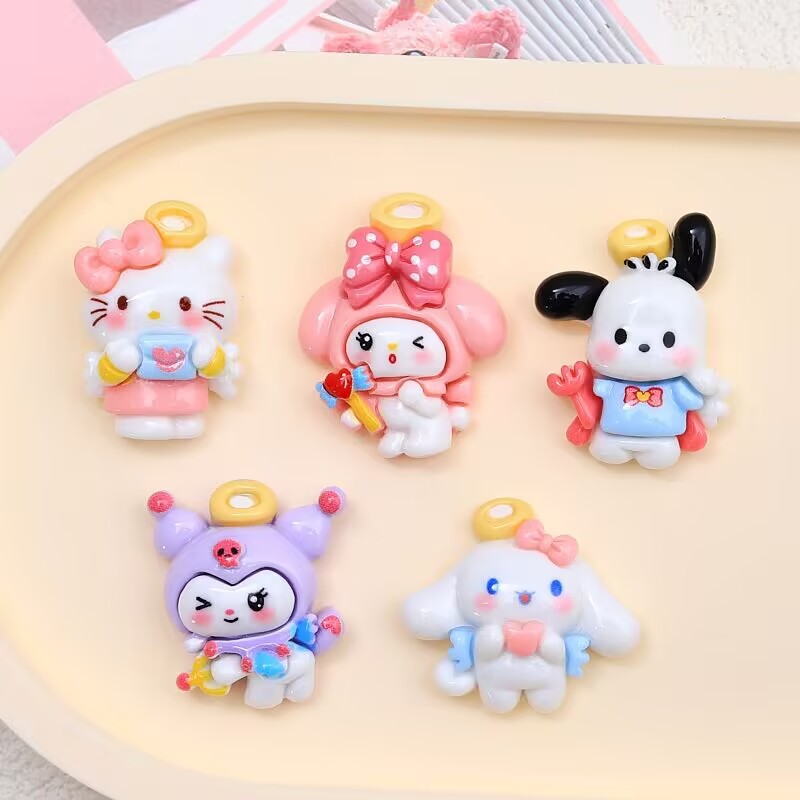 20PCS Resin Cartoon Angel DIY  - Resin Craft Ideas のレビューと価格