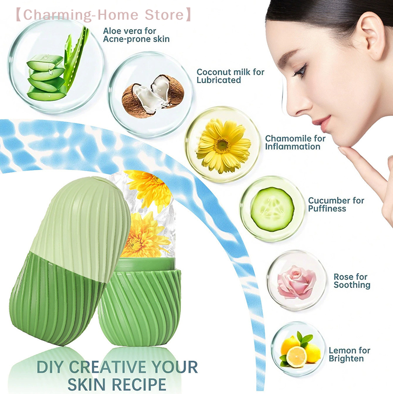 【M】One Silicone Ice Face Rolle - Silicone Mold Tray のレビューと価格