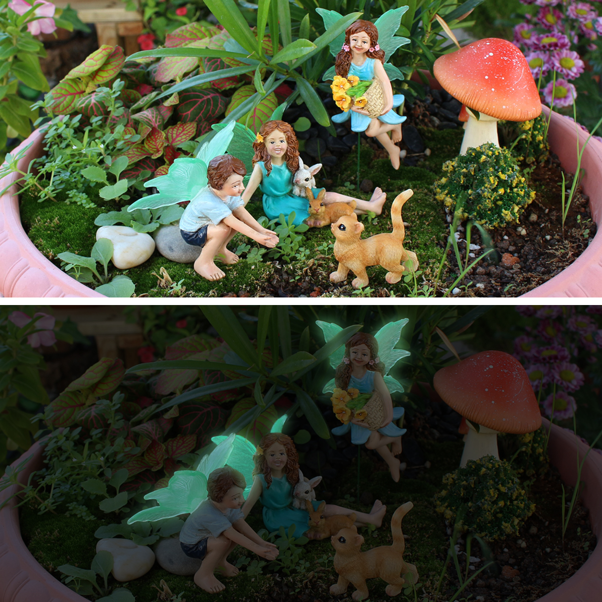 4pc Flower Fairy and Animal Pa - Resin Craft Ideas のレビューと価格