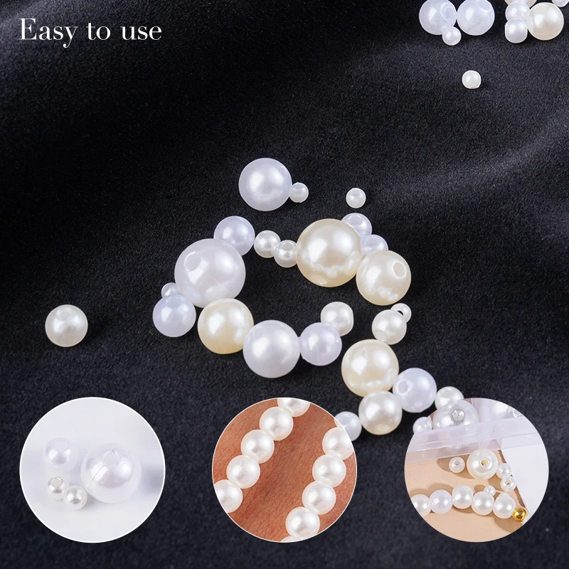 800pcs Artificial Faux Pearl R - Resin Craft Kit のレビューと価格