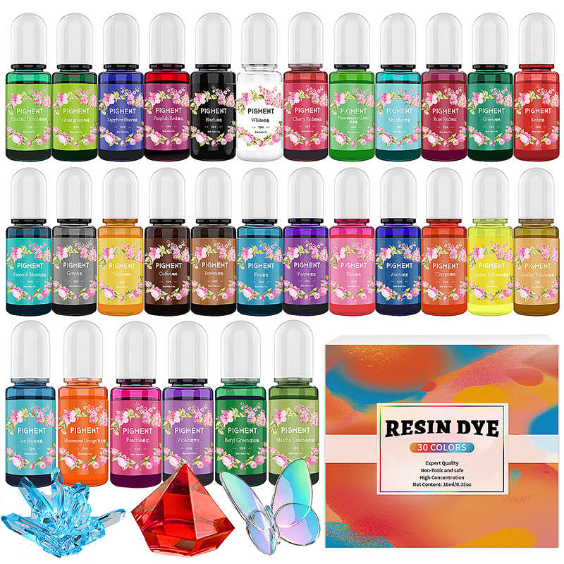 DIY Epoxy Resin Pigment Kit Ca - Resin Pigment Set のレビューと価格