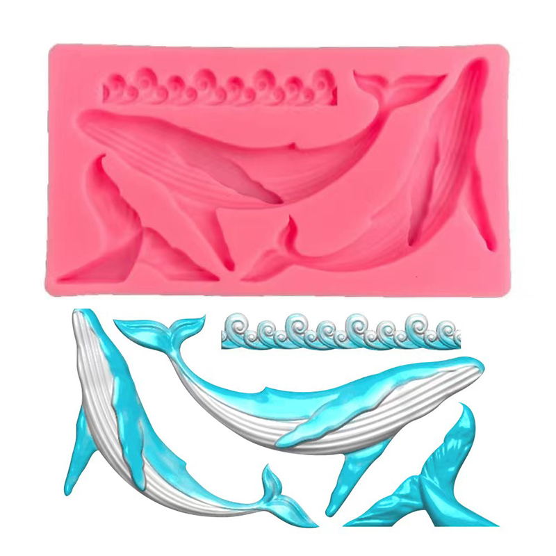 Whale Silicone Mold DIY Whale  - Resin Ocean Wave Mold のレビューと価格