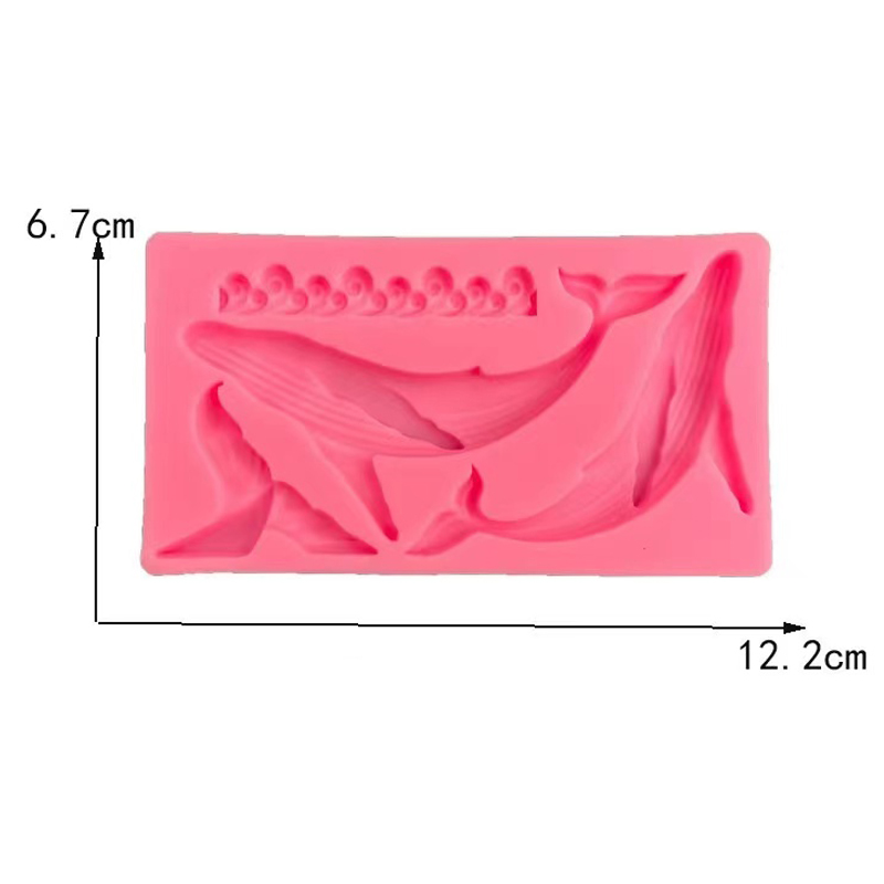 Whale Silicone Mold DIY Whale  - Resin Ocean Wave Mold のレビューと価格