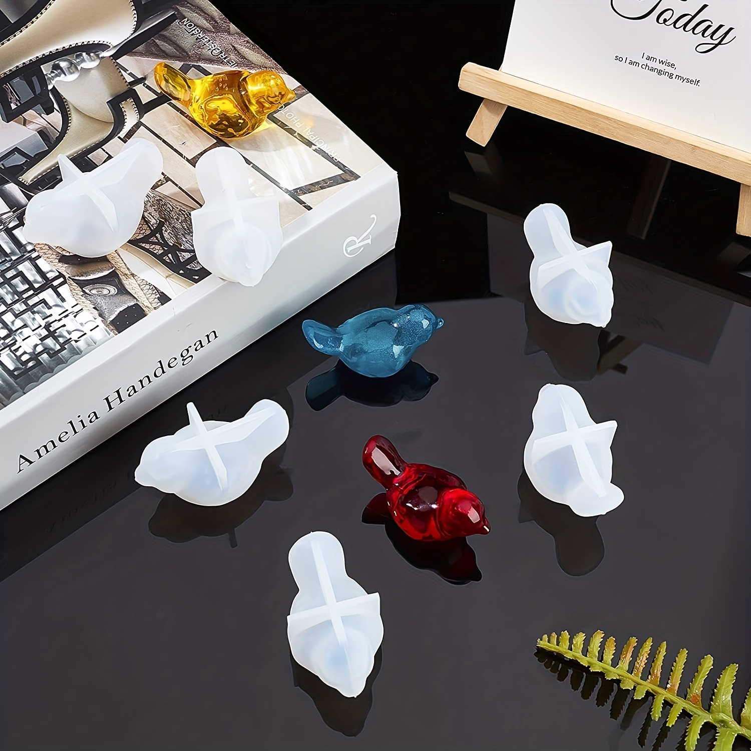 2-piece set of 3D bird silicon - Resin Craft Ideas のレビューと価格