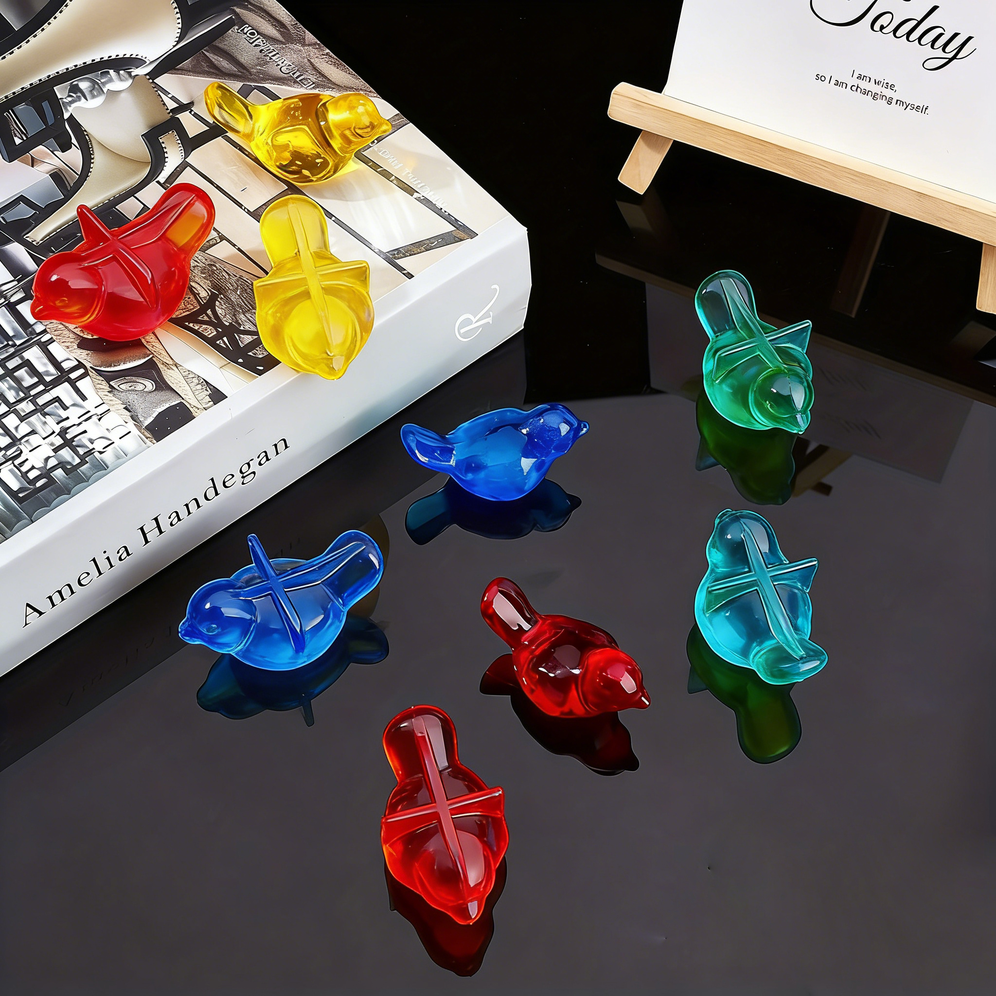 2-piece set of 3D bird silicon - Resin Craft Ideas のレビューと価格
