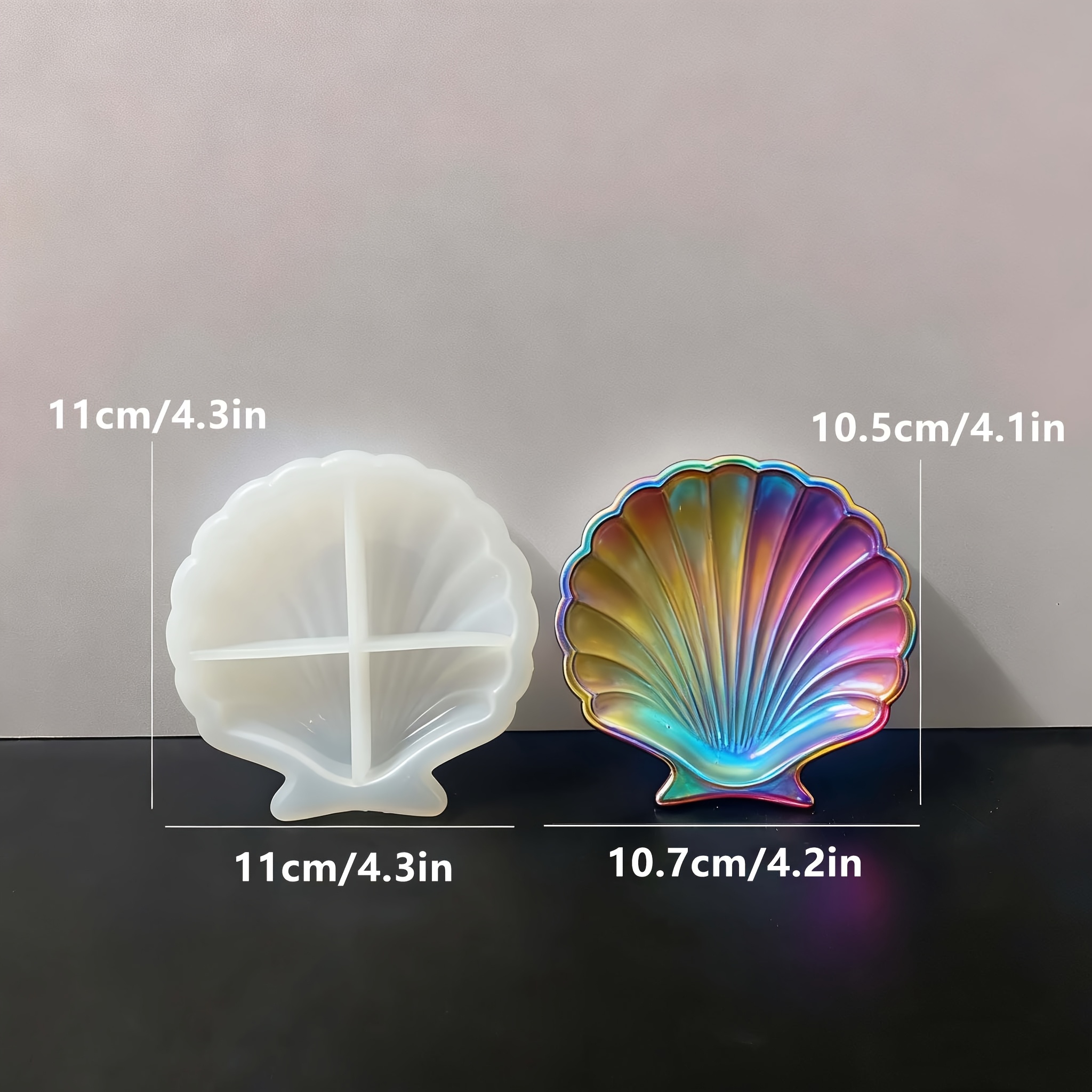 1 piece of silicone shell resi - Resin Craft Ideas のレビューと価格