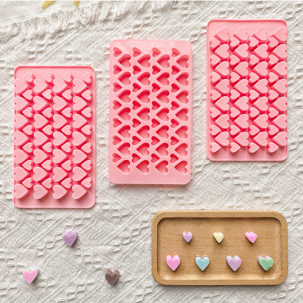 56 cavity size heart-shaped ch - Silicone Mold Tray のレビューと価格