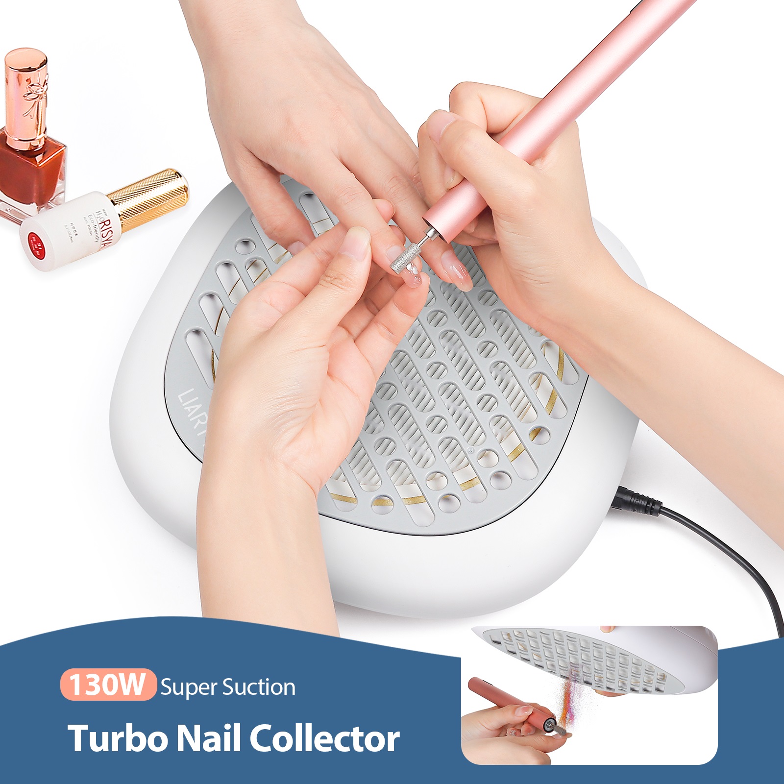 130W High Power Mini Nail Dust - Vacuum Chamber Small のレビューと価格