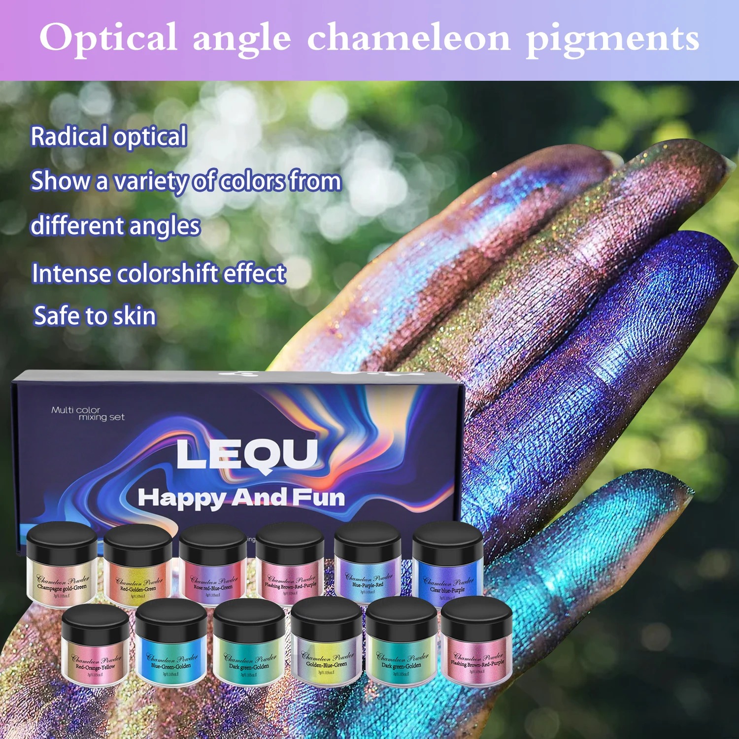 A set of chameleon pink nail c - Resin Pigment Set のレビューと価格