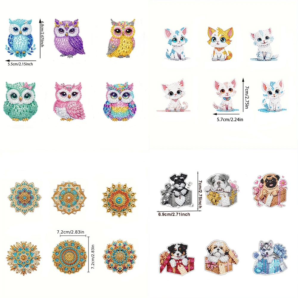 6-piece/set DIY Diamond Keycha - Resin Craft Ideas のレビューと価格