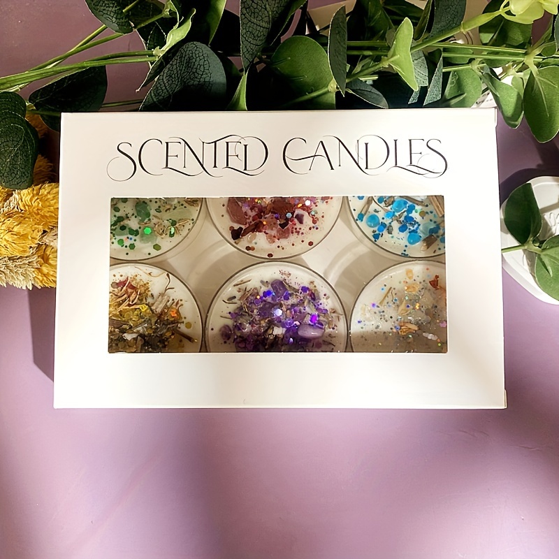 Set of 6 Scented Candles Fragr - Dried Flower Bulk のレビューと価格