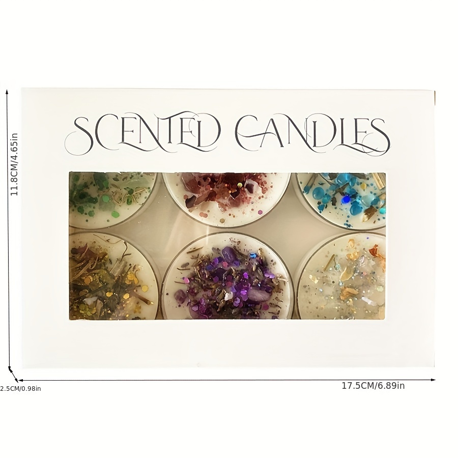Set of 6 Scented Candles Fragr - Dried Flower Bulk のレビューと価格