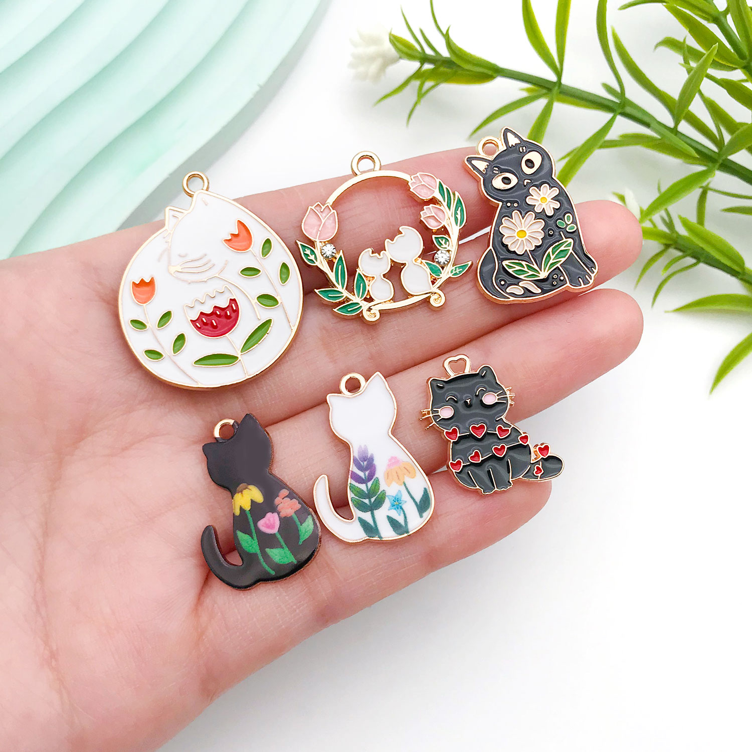 5/10pcs Resin Popular Cat Char - Resin Craft Kit のレビューと価格