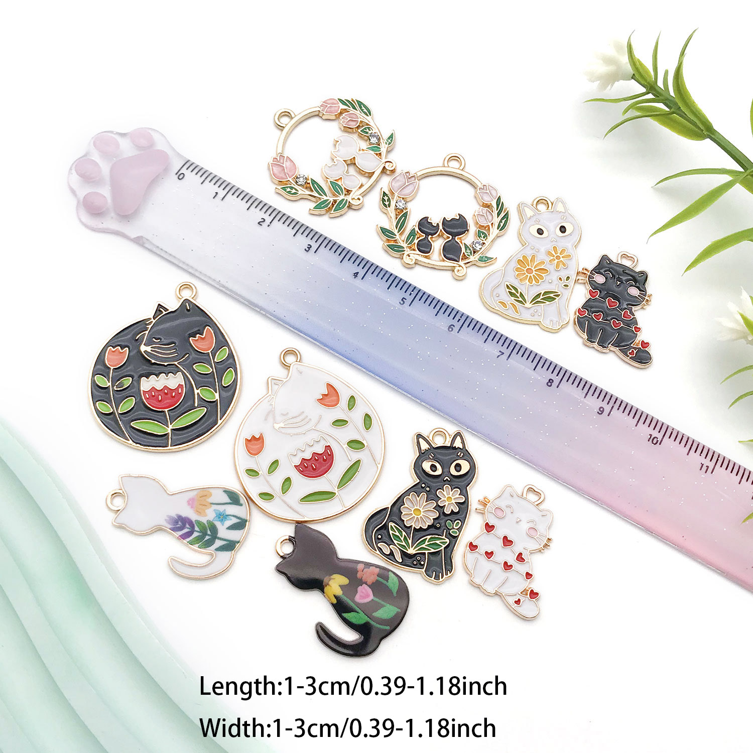 5/10pcs Resin Popular Cat Char - Resin Craft Kit のレビューと価格