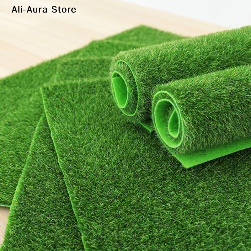1Pcs Grass Mat Green Artificia - Terrarium Moss Art のレビューと価格