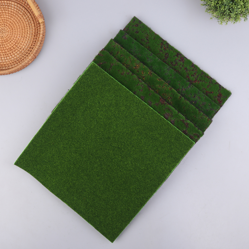 1Pcs Grass Mat Green Artificia - Terrarium Moss Art のレビューと価格