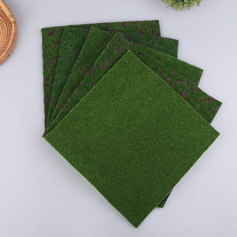 1Pcs Grass Mat Green Artificia - Terrarium Moss Art のレビューと価格