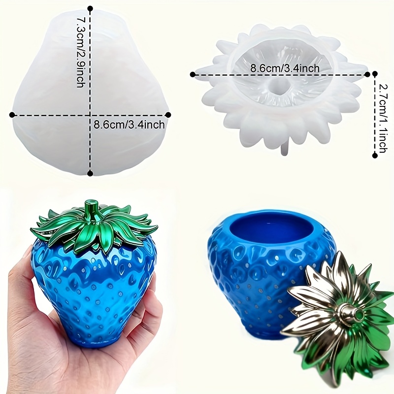1 Piece of Strawberry Can Resi - Resin Craft Ideas のレビューと価格