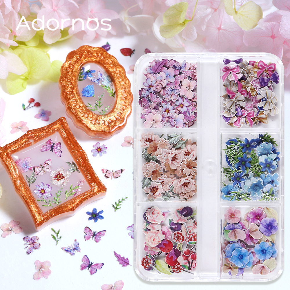 180pcs/box Wood Pulp Flowers C - Resin Craft Ideas のレビューと価格
