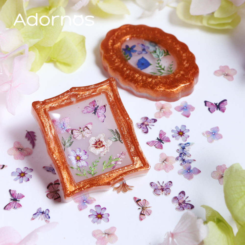 180pcs/box Wood Pulp Flowers C - Resin Craft Ideas のレビューと価格