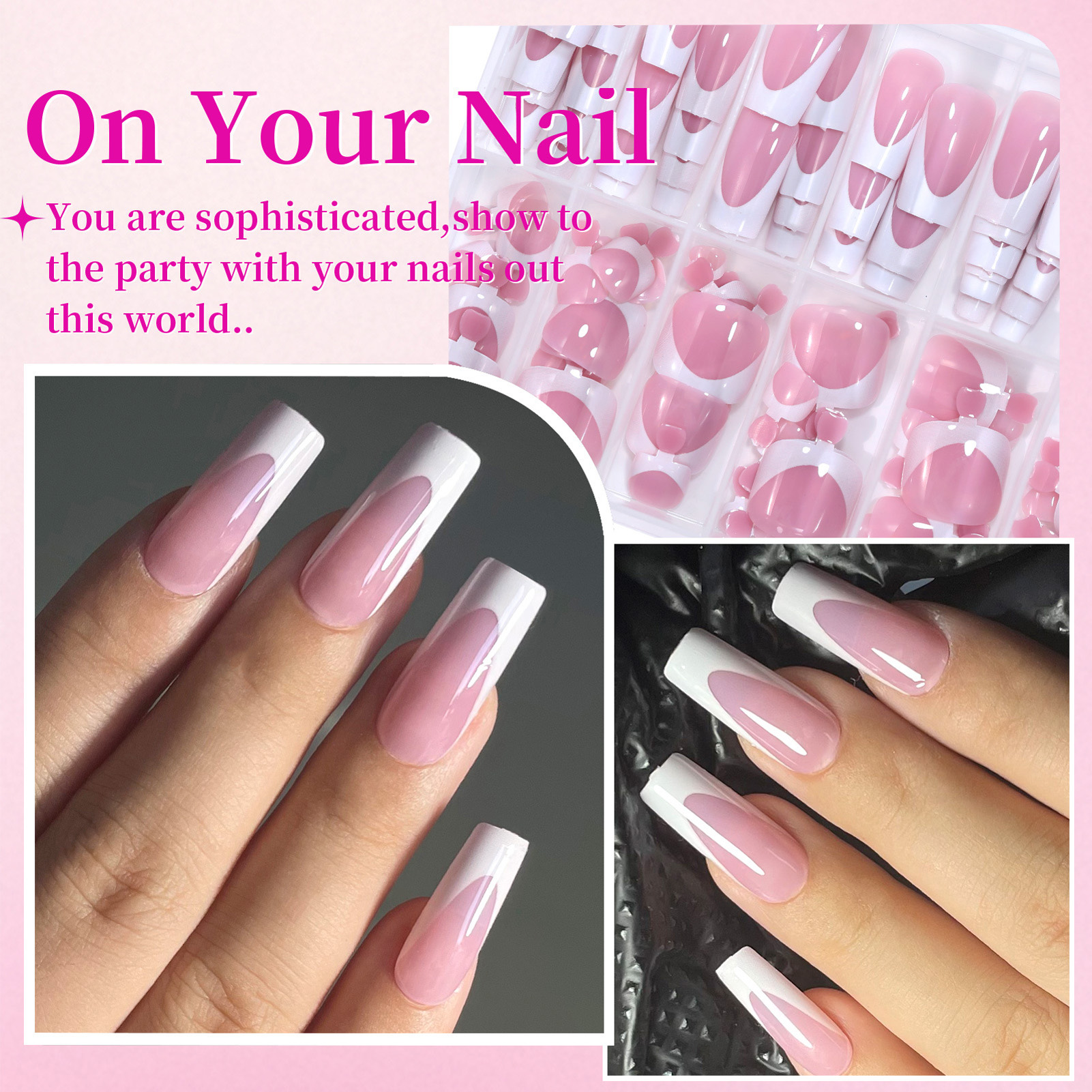 288PCS French Fake Nails Toena - Resin Craft Kit のレビューと価格