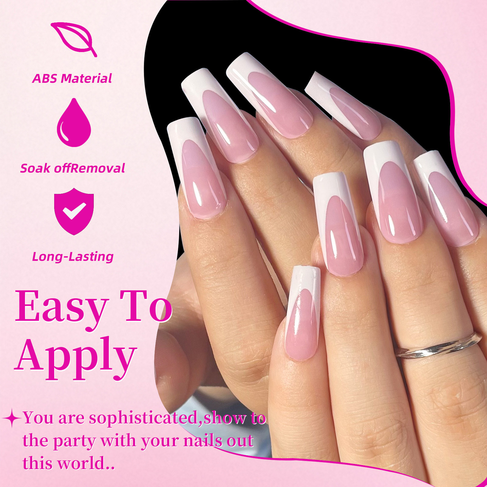 288PCS French Fake Nails Toena - Resin Craft Kit のレビューと価格
