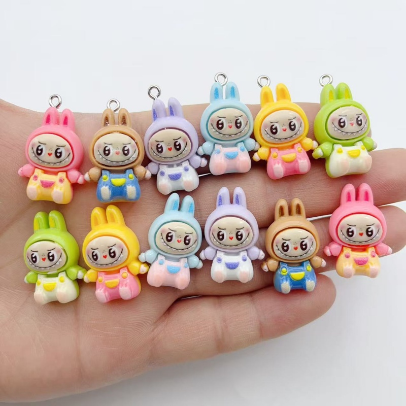10Pcs Kawaii Rabbit Strawberry - Resin Craft Projects のレビューと価格