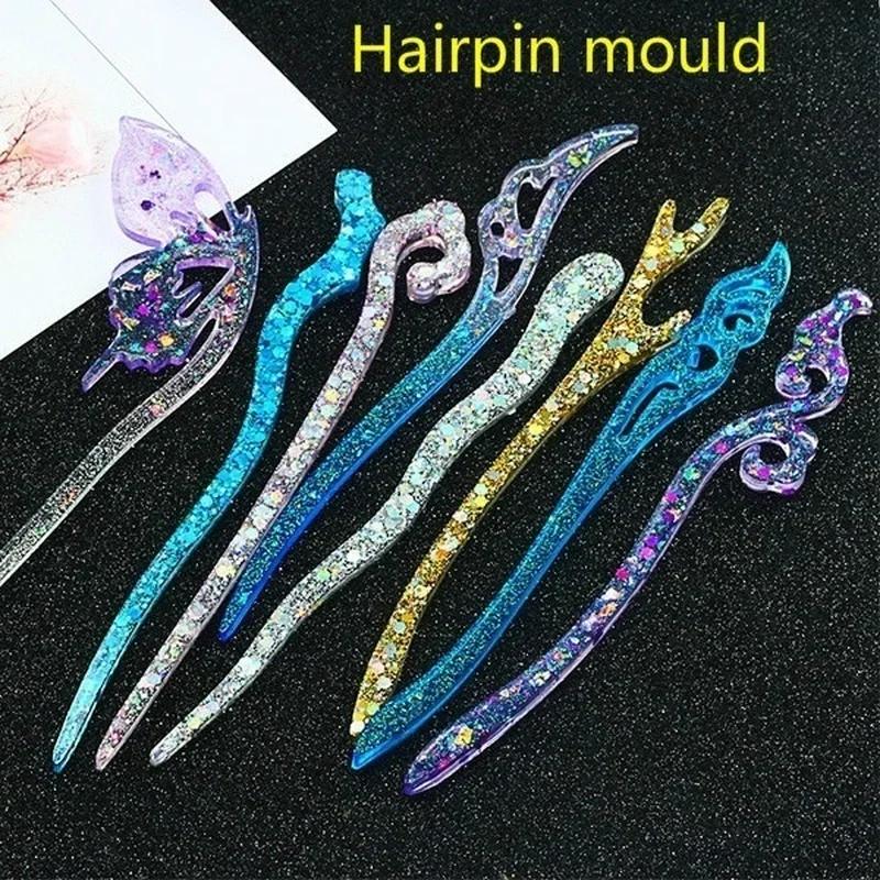 New Transparent Hairpin Silico - Resin Craft Projects のレビューと価格