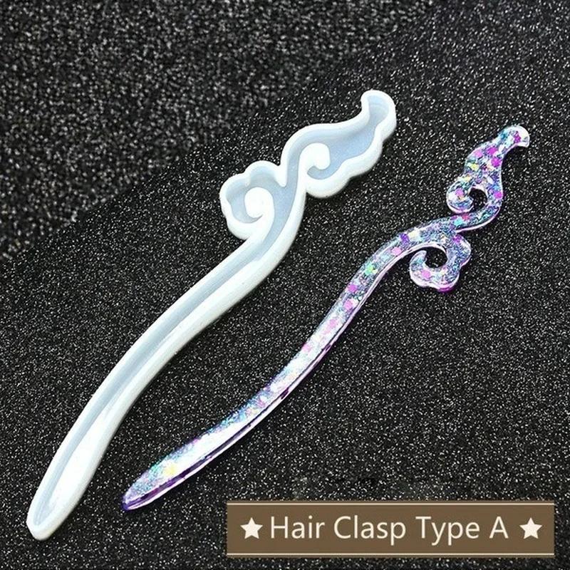 New Transparent Hairpin Silico - Resin Craft Projects のレビューと価格