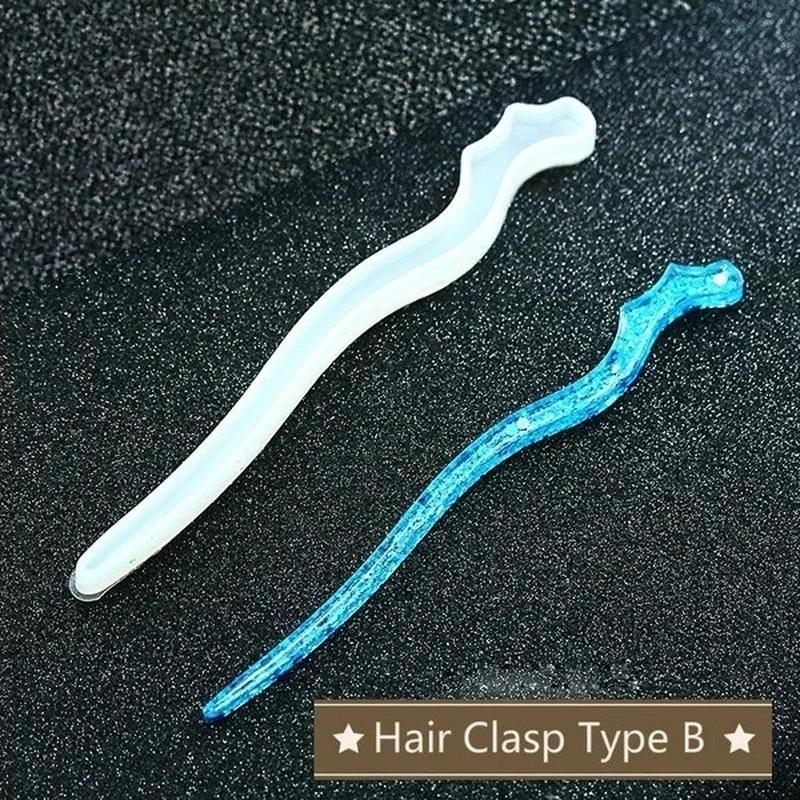 New Transparent Hairpin Silico - Resin Craft Projects のレビューと価格