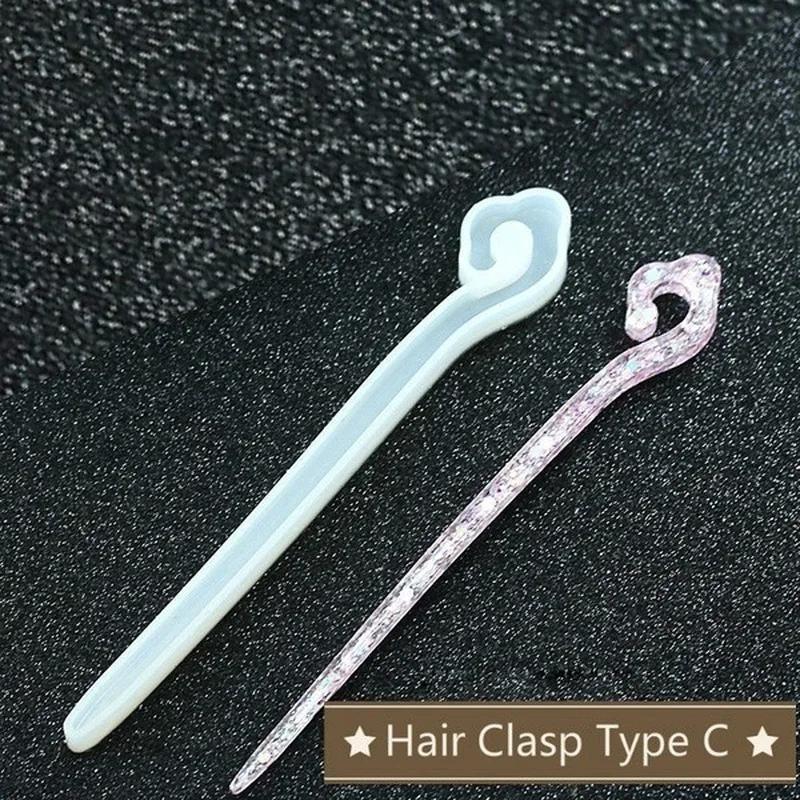 New Transparent Hairpin Silico - Resin Craft Projects のレビューと価格