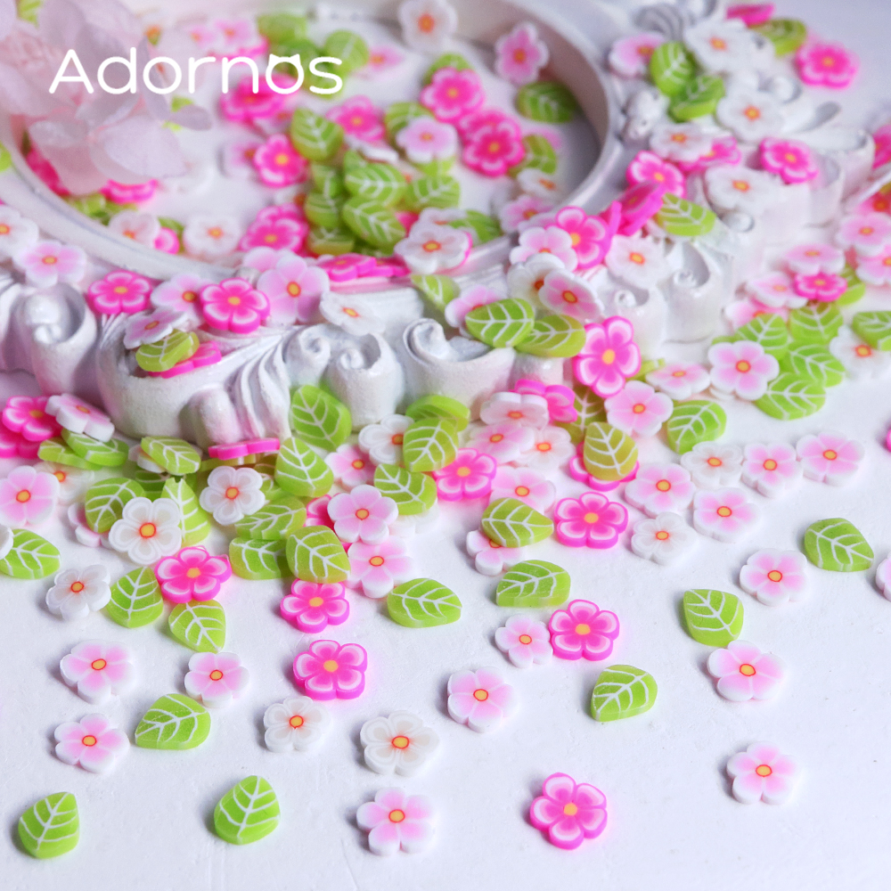 10g Pink Flowers Polymer Clay  - Resin Craft Ideas のレビューと価格