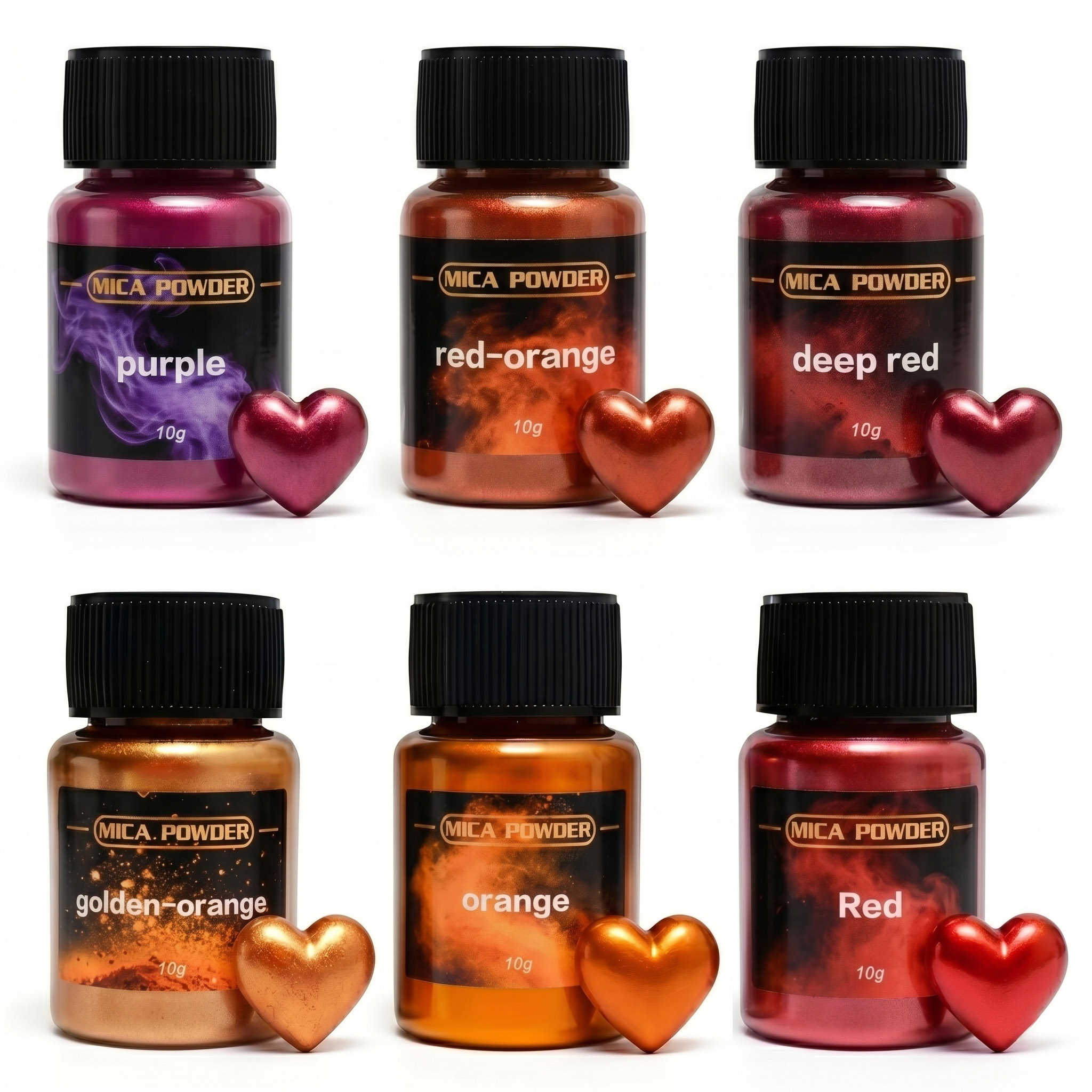 6Colors/Sets metallic powder p - Resin Pigment Set のレビューと価格