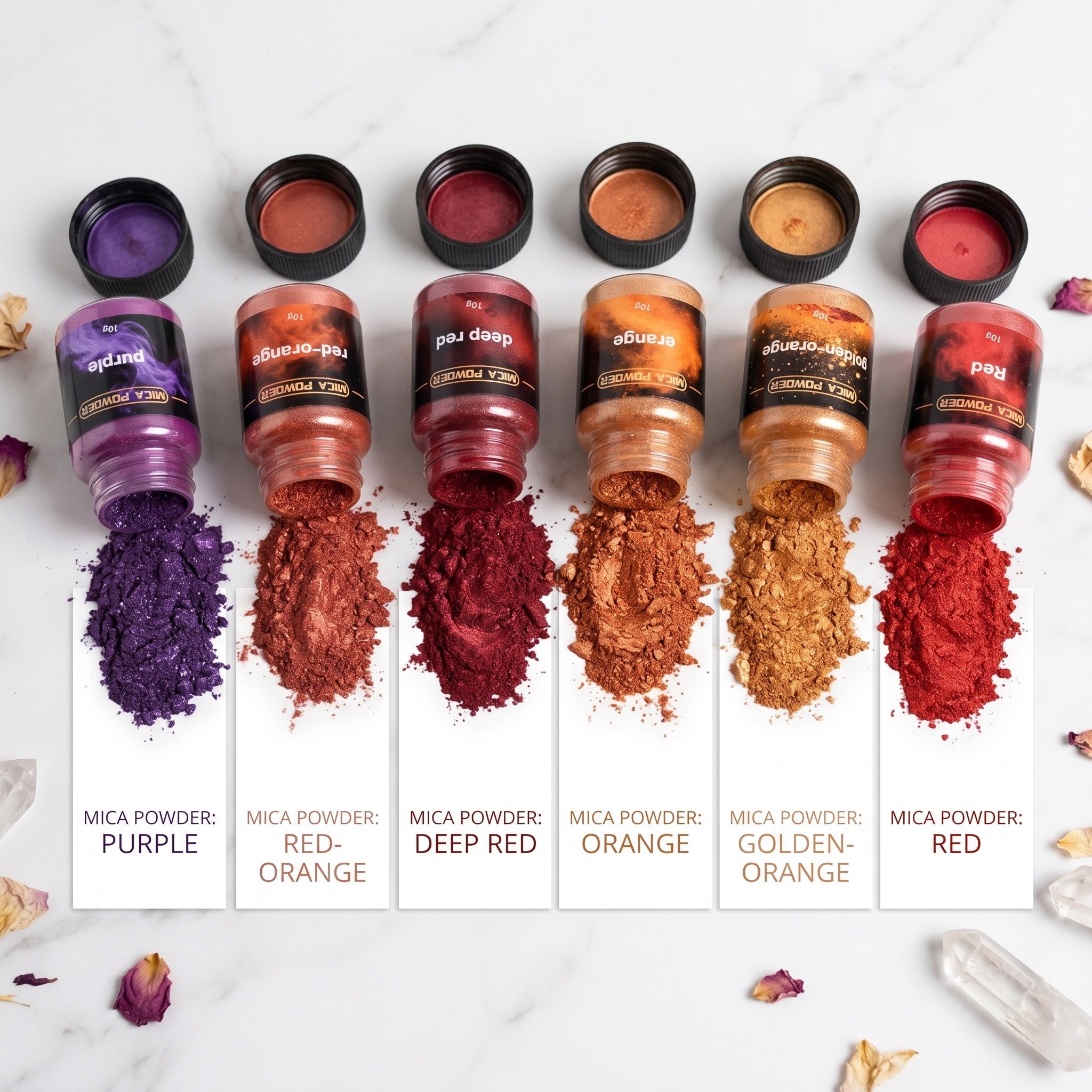 6Colors/Sets metallic powder p - Resin Pigment Set のレビューと価格