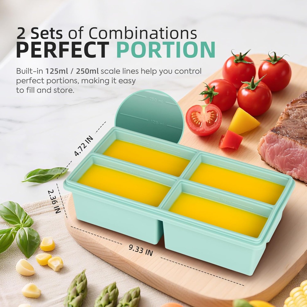 Silicone Freezer Trays with Li - Silicone Mold Tray のレビューと価格