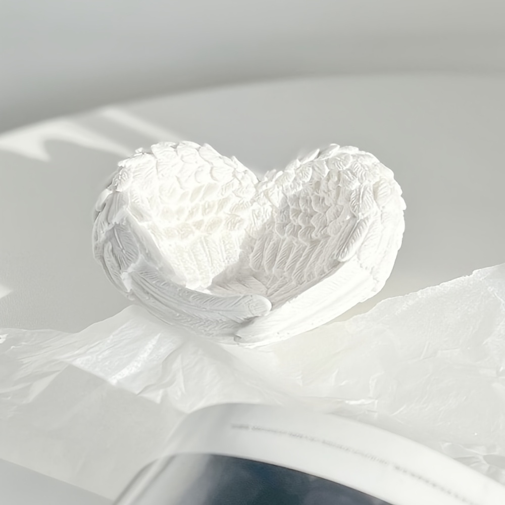 1pc Angel Wing Heart Silicone  - Resin Craft Ideas のレビューと価格
