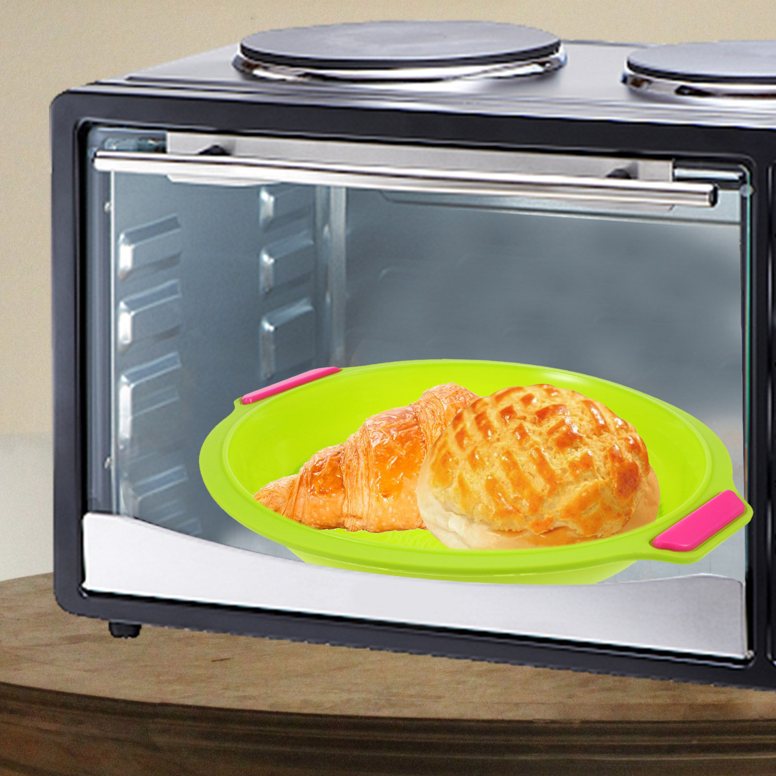9 Inches Silicone Cake Pan Non - Silicone Mold Tray のレビューと価格