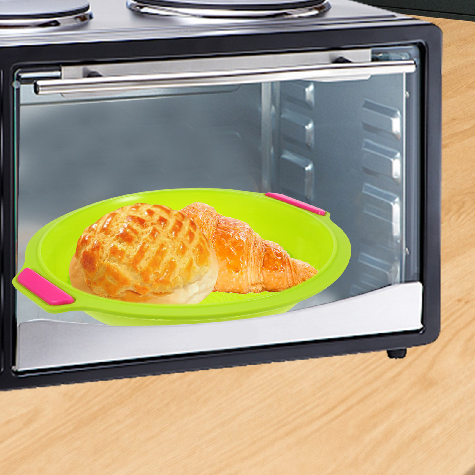 9 Inches Silicone Cake Pan Non - Silicone Mold Tray のレビューと価格