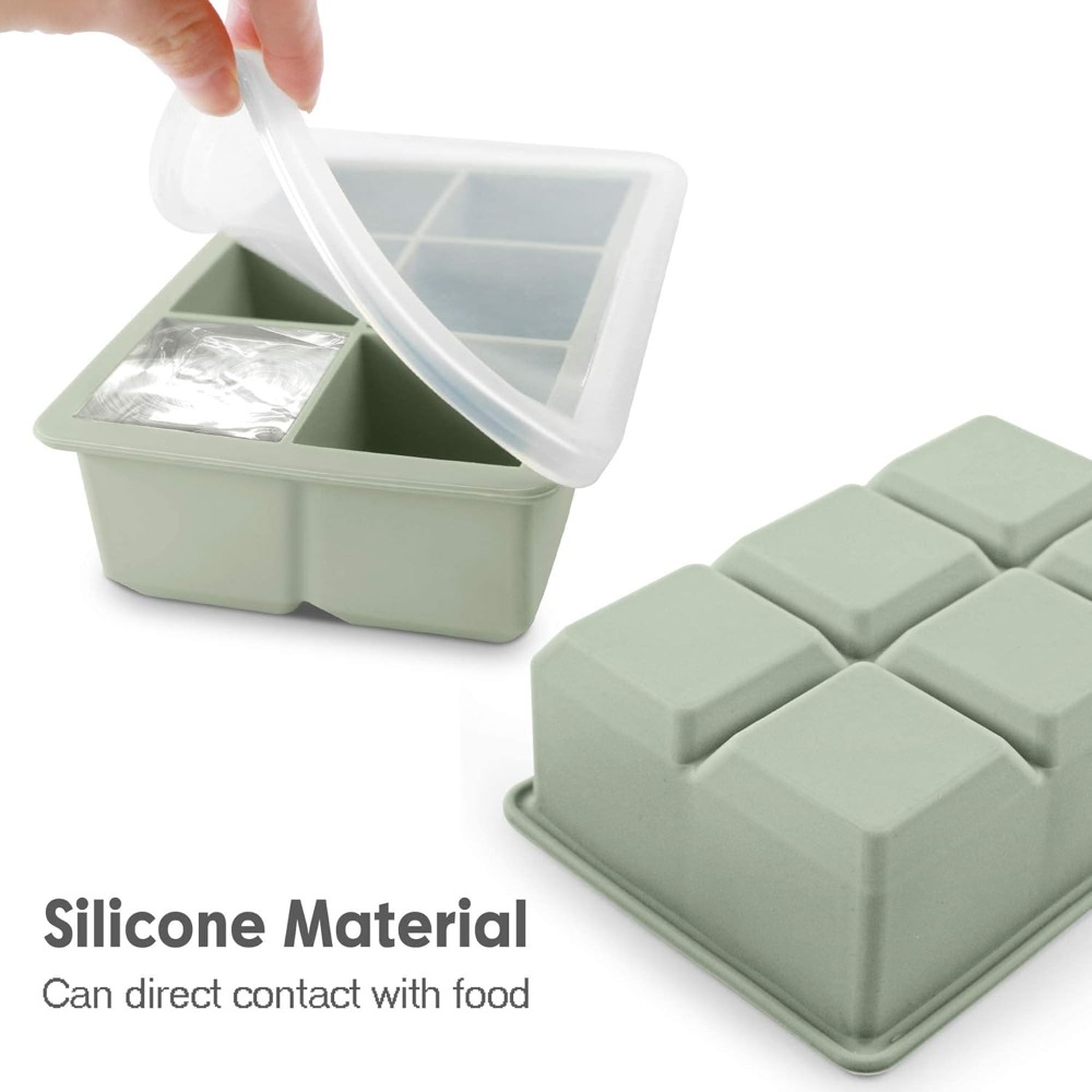 Large Silicone Ice Cube Trays  - Silicone Mold Tray のレビューと価格